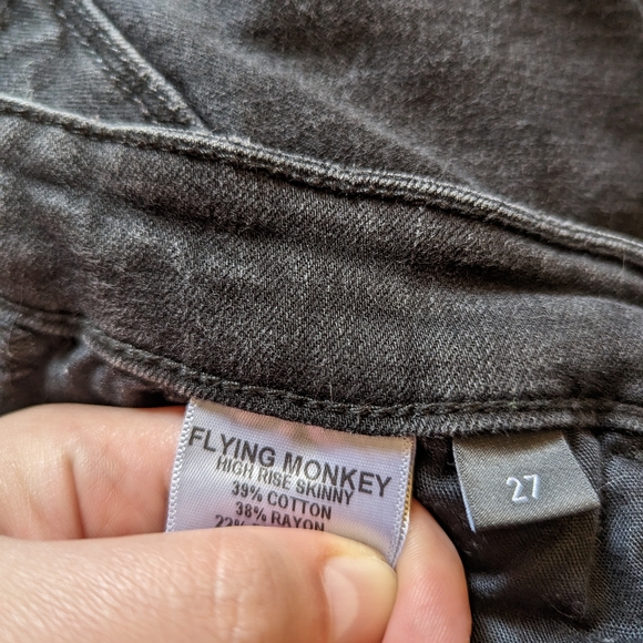 Sz 27 Flying Monkey High rise skinny jeans - Picture 6 of 6
